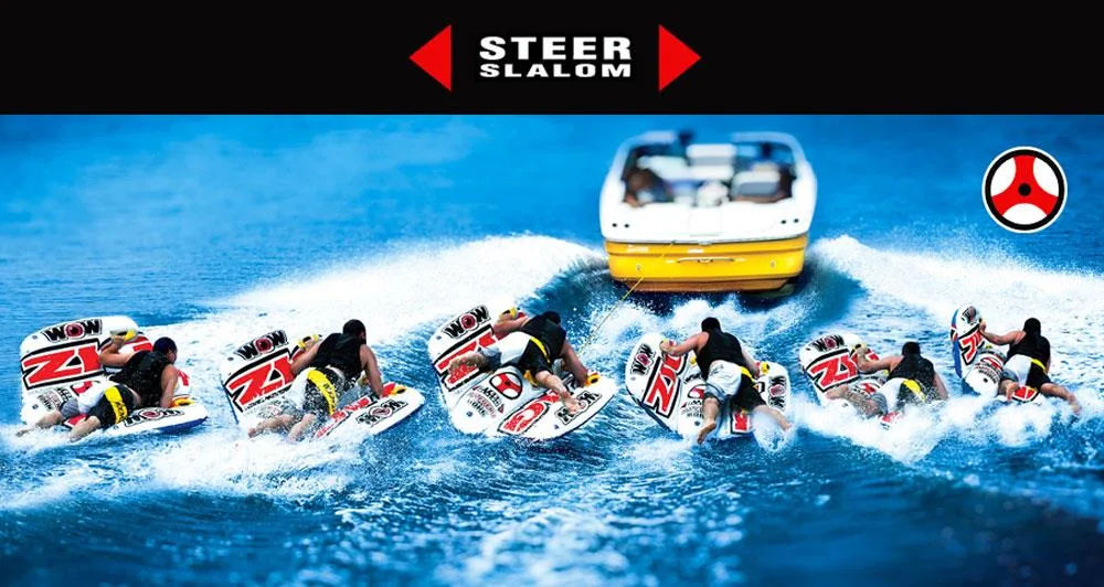 Wow Sports Wow Sports Zig Zag 1-Person Steerable Towable Water Tube 60x54" 12-1050 — product photo