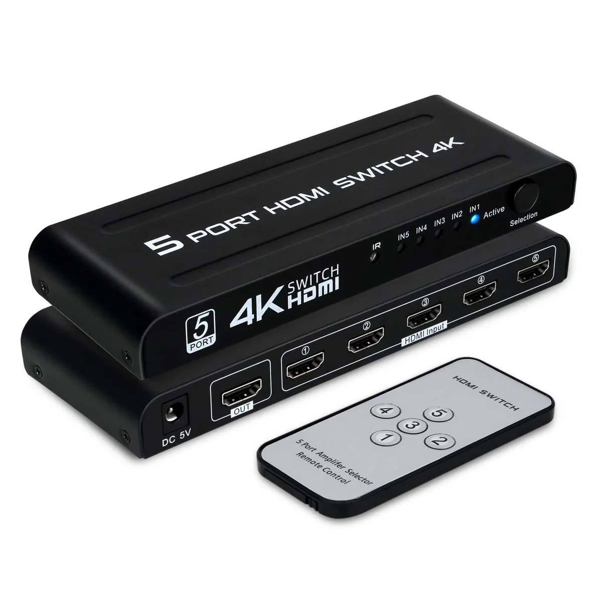 Vszerda Vszerda HS501-U 5-Port HDMI Video Switch 4K@30Hz — product photo