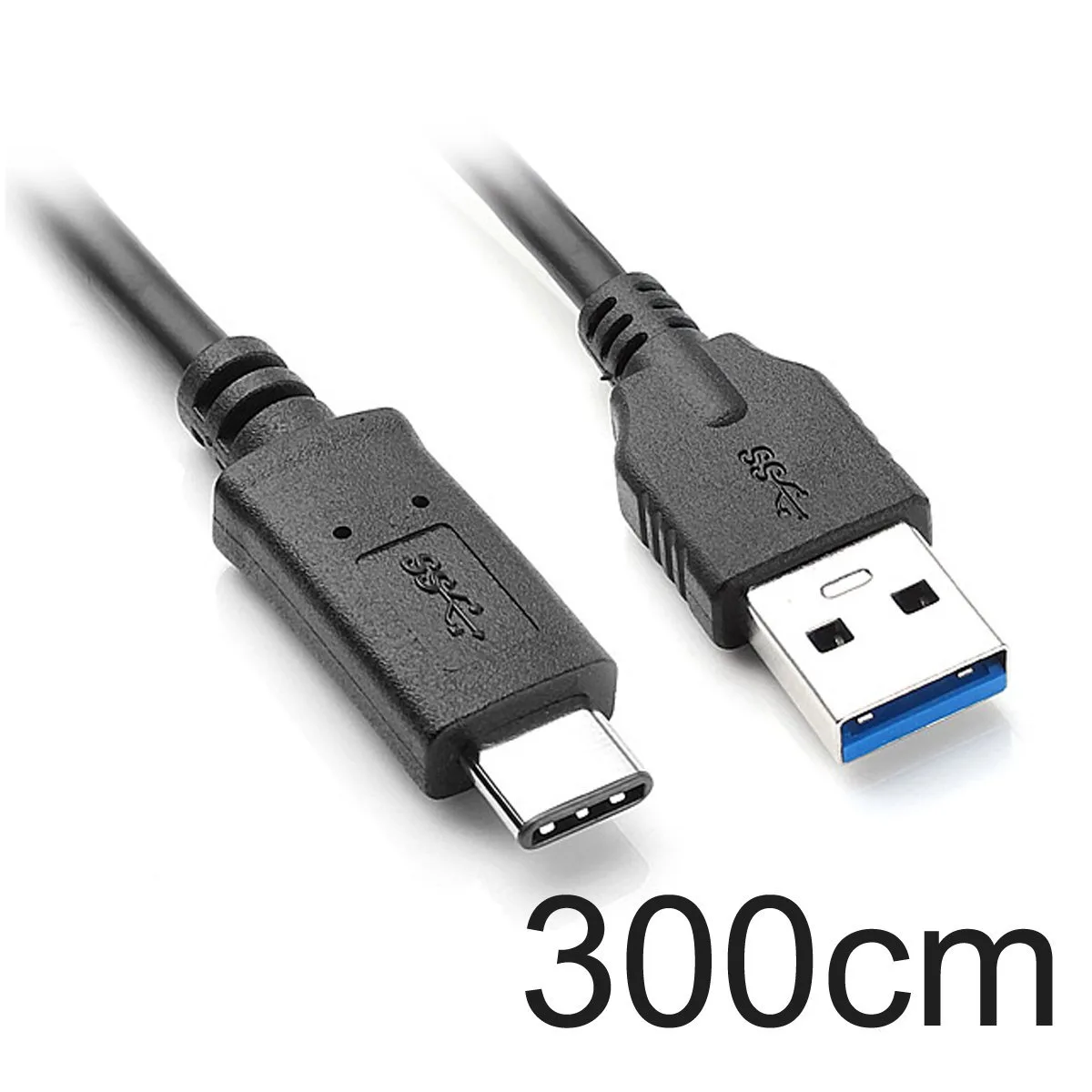 TeKit TeKit USB-C 3.1 to USB-A Male Cable Black — product photo