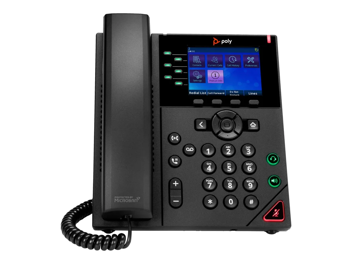HP HP Poly OBI VVX 350 VoIP Phone 89B59AA 3.5" 320x240 6-line — product photo