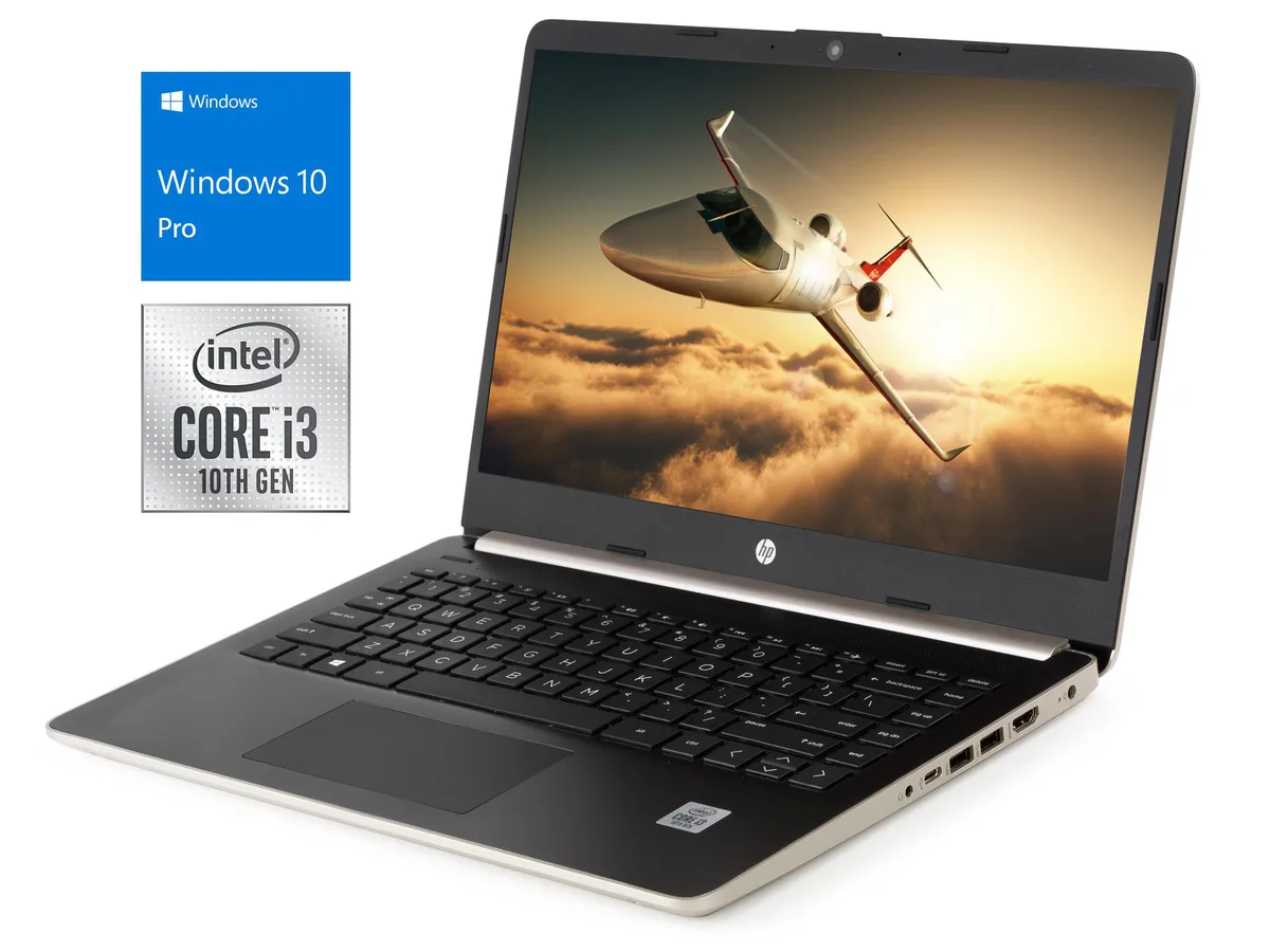 HP HP 14 laptop Core i3-1005G1 16GB 512GB Champagne Gold — product photo