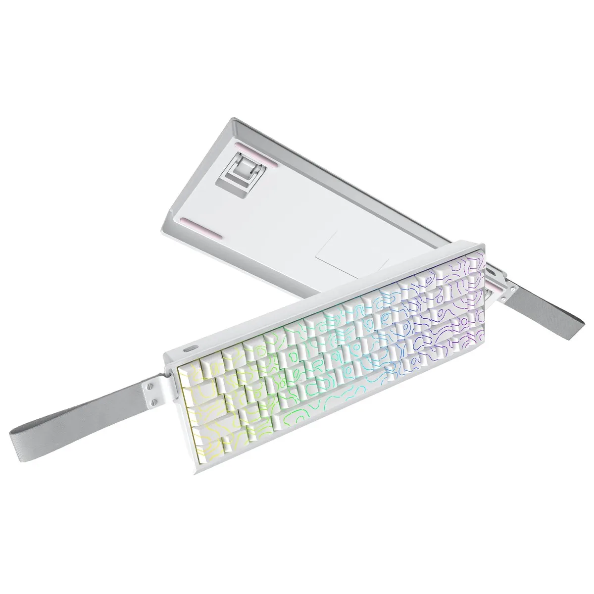  i-rocks Mer68 68-Key Magnetic Switch Gaming Keyboard White — product photo