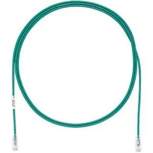 Panduit Panduit UTP28SP6GR Cat 6 network ethernet cable 6 ft 28 AWG green — product photo
