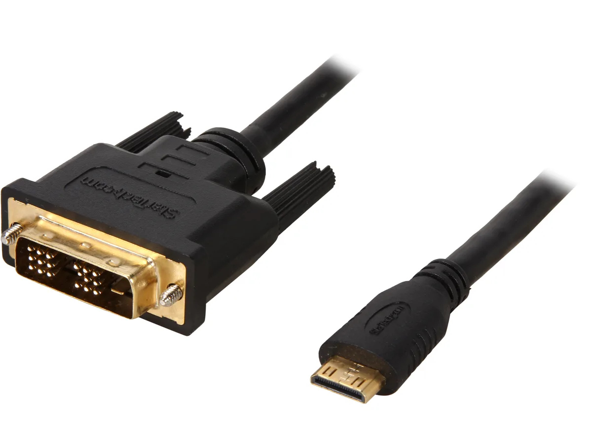 STARTECH STARTECH HDCDVIMM1M HDMI cable Mini HDMI to DVI-D 3.3 ft — product photo