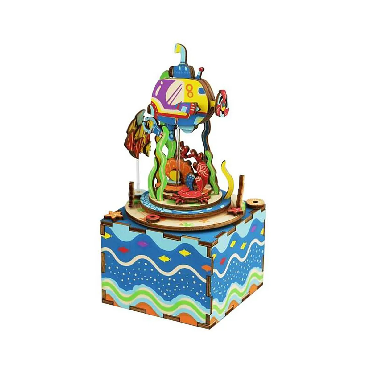 Hands Craft Hands Craft DIY 3D Music Box Puzzle Under the Sea 81pcs — product photo