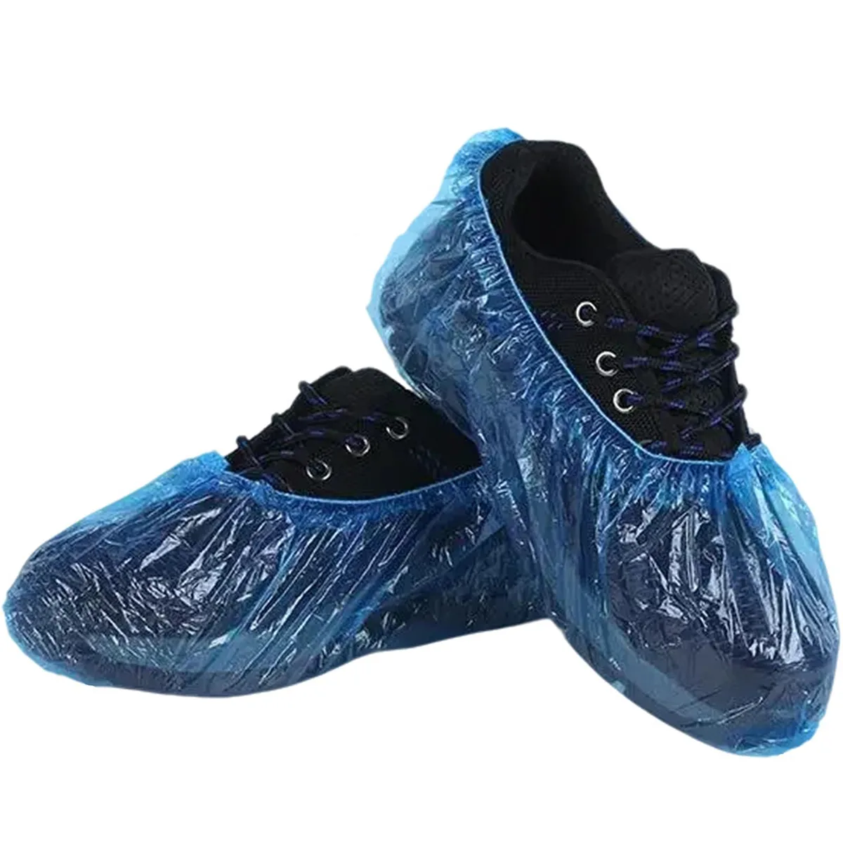 SAOYOAS S200BlueShoeCovers shoe protectant 200 pack 13.8 in 5.9 in — product photo