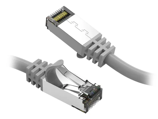 Nippon Labs Nippon Labs 60CAT8-3-26GY Cat8 network ethernet cable 3 ft 26AWG shielded gray — product photo