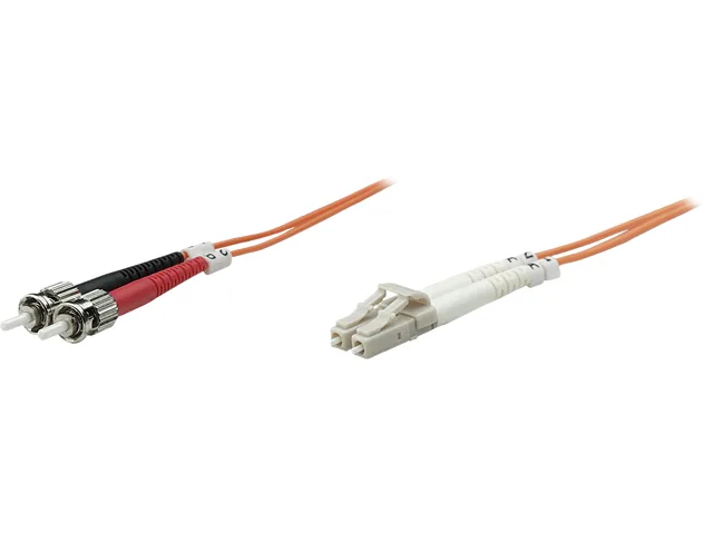 Intellinet Network Solutions Intellinet Network Solutions 471336 fibre optic cable duplex multimode LC/ST 62.5/125 OM1 5.0 m orange — product photo