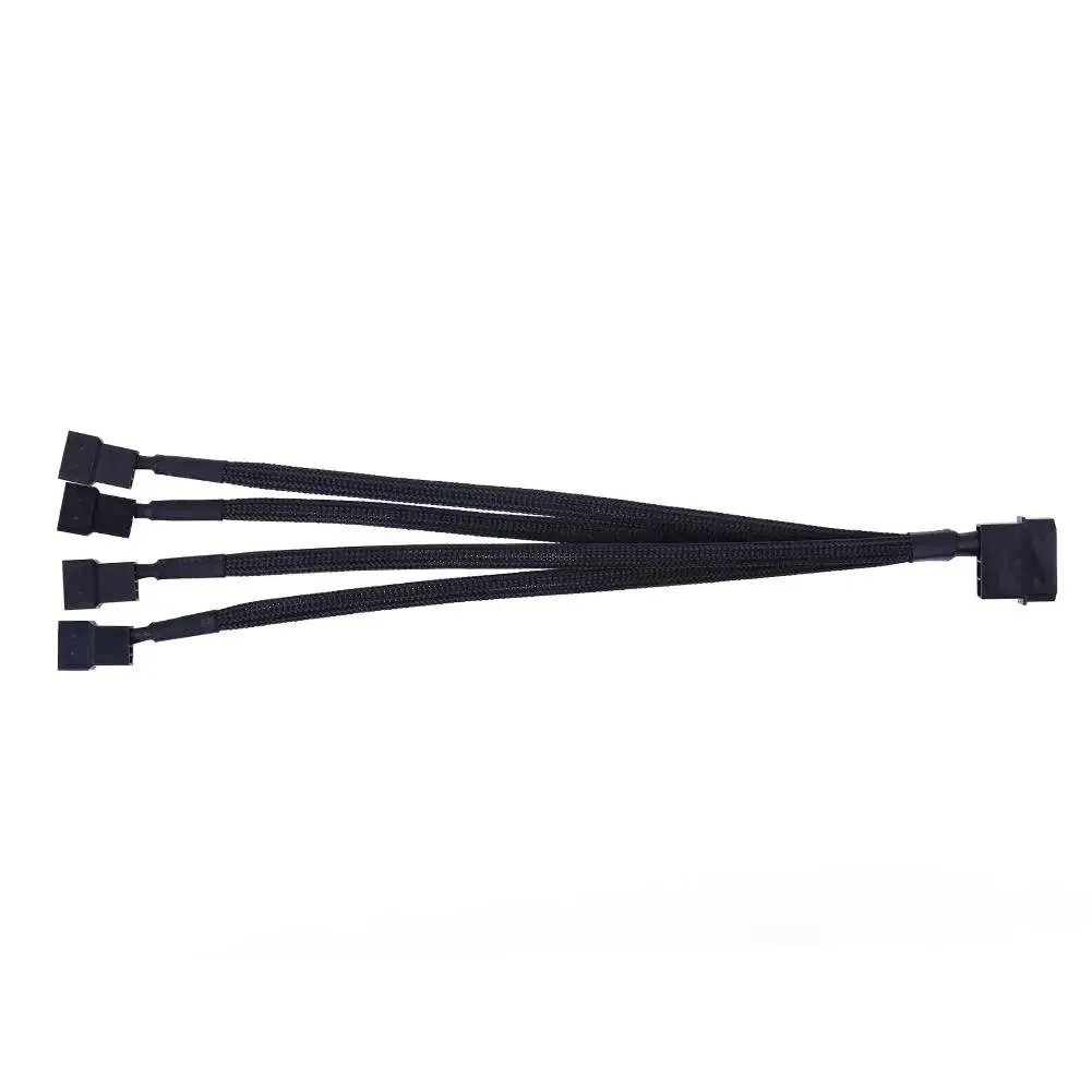 Defendwe Defendwe 12V 27cm 4-Pin Molex to 4-Port 3/4-Pin Fan Splitter Cable — product photo