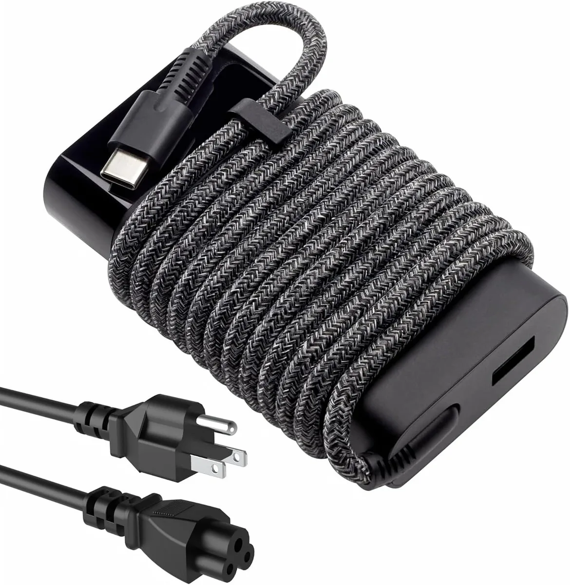 Kenuco Kenuco 65W USB-C Laptop Charger for HP Envy Spectre EliteBook Chromebook Pavilion Elite x2 ProBook Pro x2 — product photo