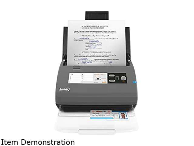 Ambir Technology, Inc Ambir Technology, Inc DS820ix-AS document scanner 20 ppm 600 dpi — product photo
