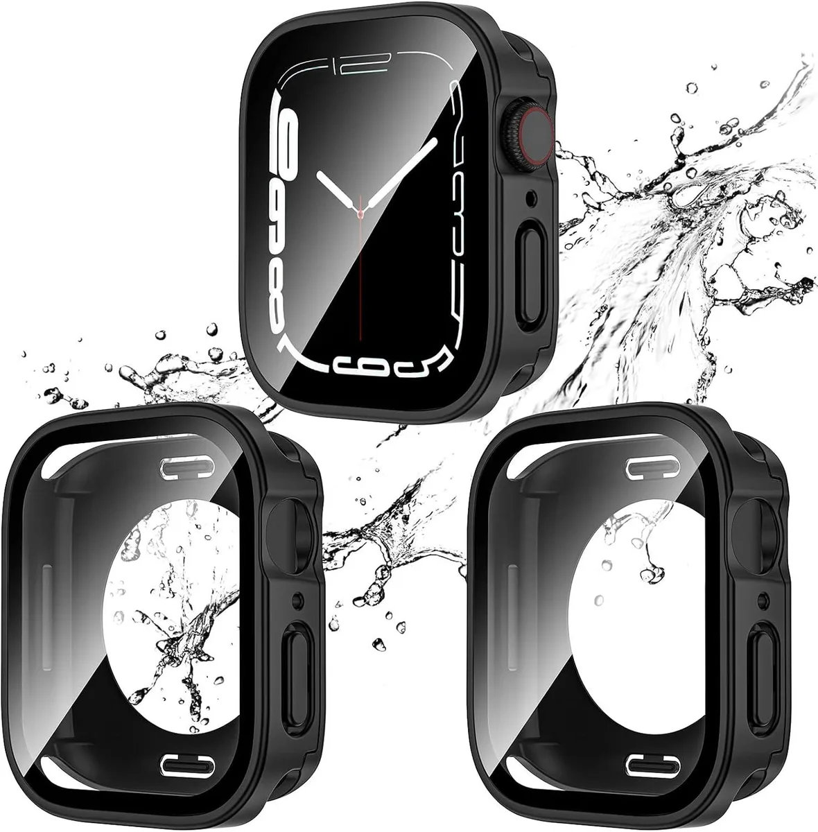 ETEIZU ETEIZU 2 Pack Waterproof Watch Case 40mm Black — product photo
