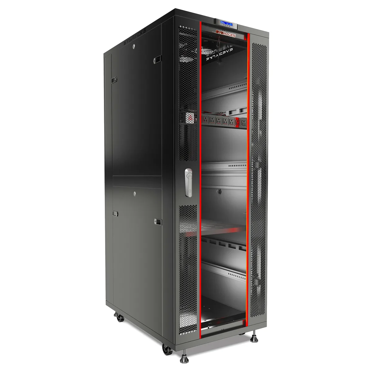 SYSRACKS SYSRACKS SRF 42.6.6 42U 24" Deep Server Rack — product photo