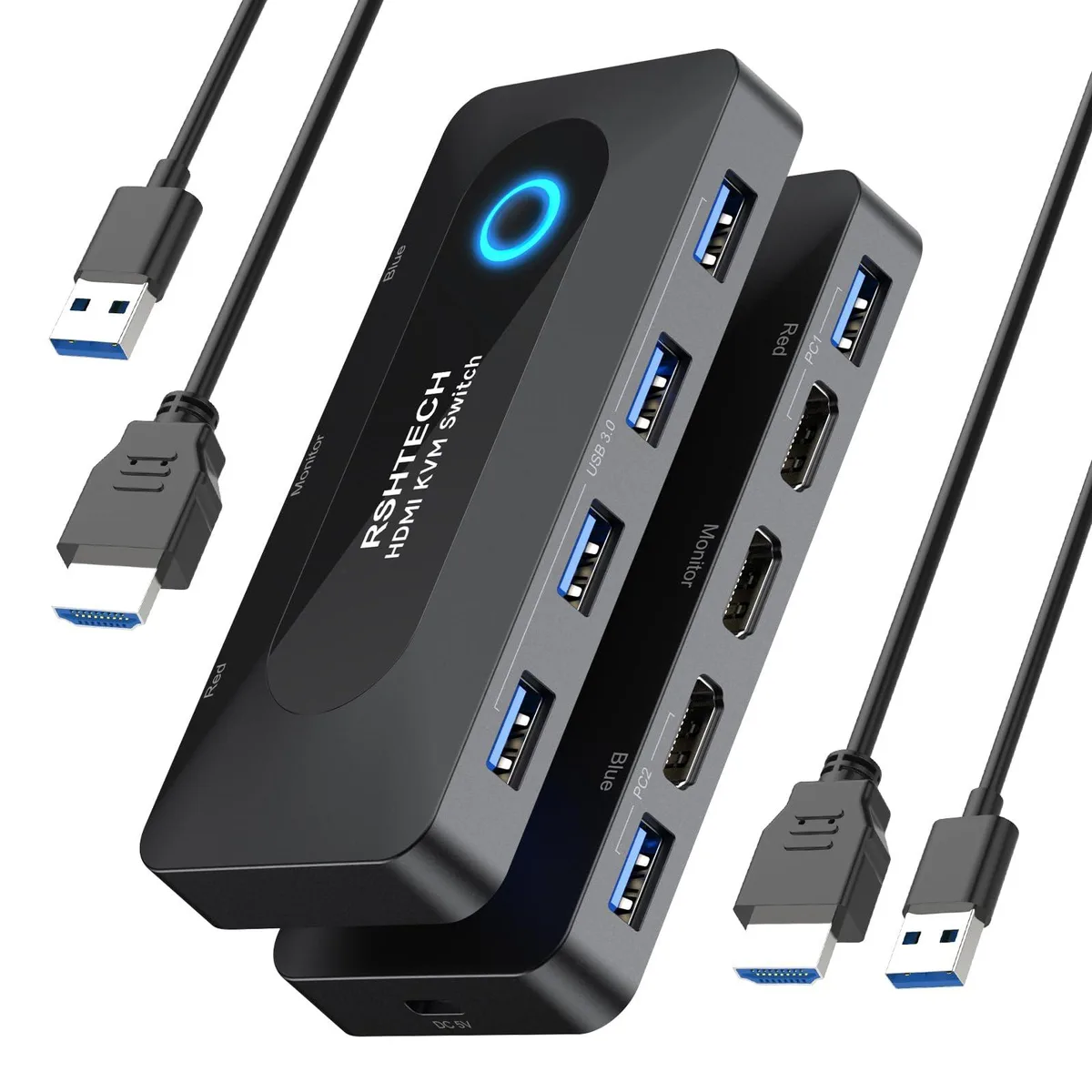  TRENDnet A301 USB 3.0 KVM Switch 2-Port 4K@60Hz — product photo