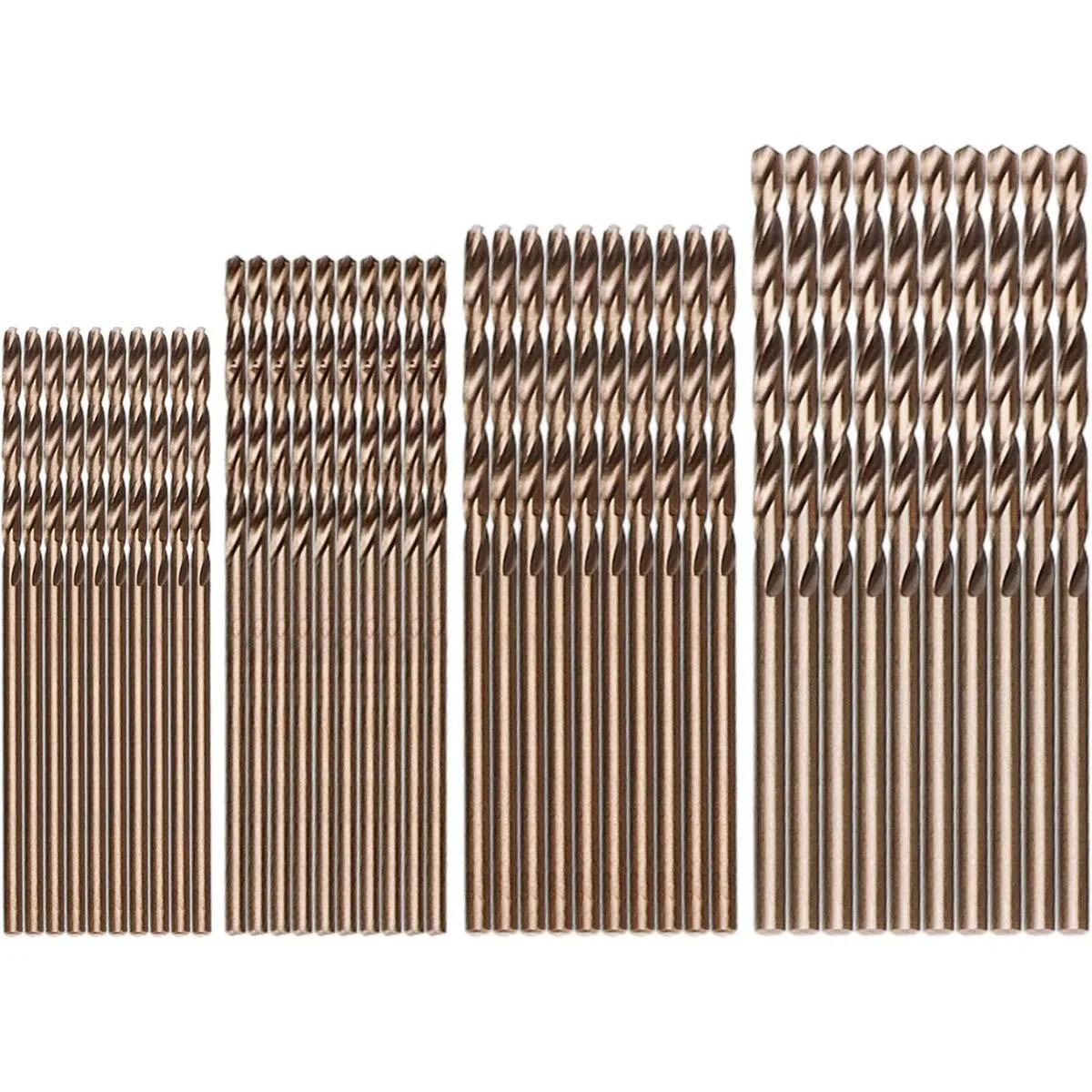  HYMNORQ M35 40-Piece Cobalt Drill Bit Set 3/64 to 3/32 — product photo