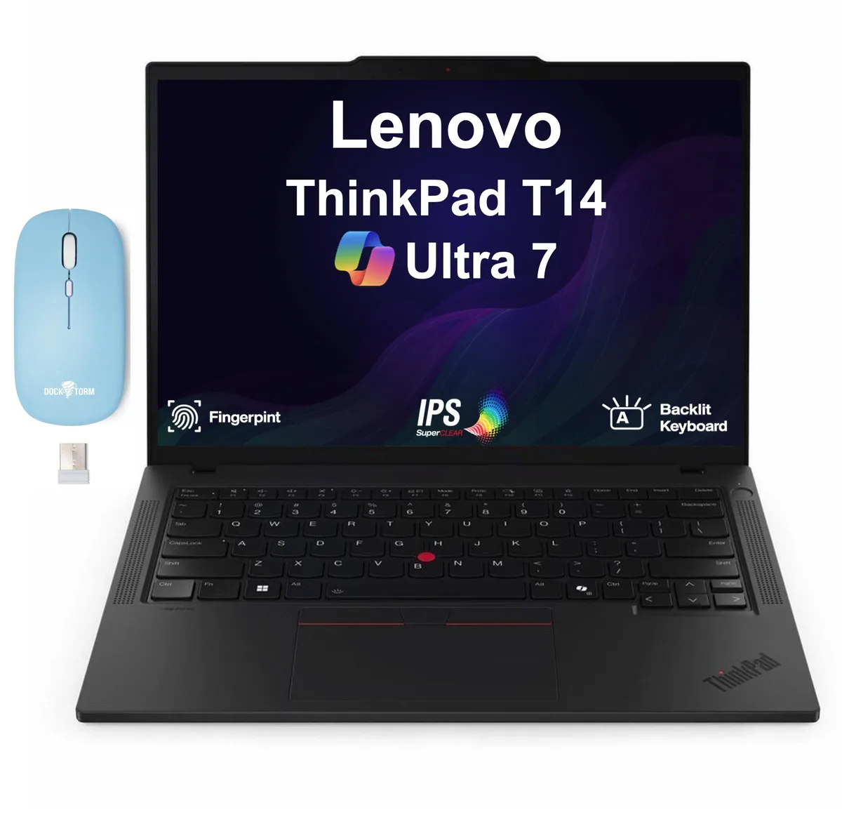 Lenovo Lenovo ThinkPad T14 laptop Ultra 7-255U 32GB DDR5 2TB SSD 14.0" WUXGA — product photo