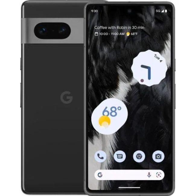 Google Google Pixel 7 256GB Obsidian cell phones - unlocked — product photo