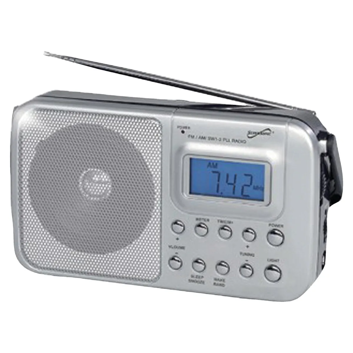 SUPERSONIC SUPERSONIC SC-1091 Portable 4-Band AM/FM/SW 1-2 Radio — product photo