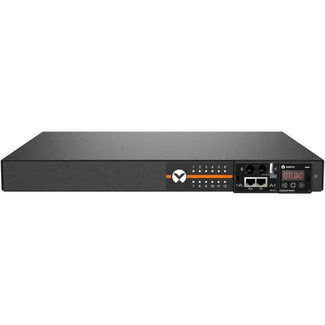 Vertiv Vertiv VP52100 1U 20A 120V 12x NEMA 5-20R Switched PDU — product photo