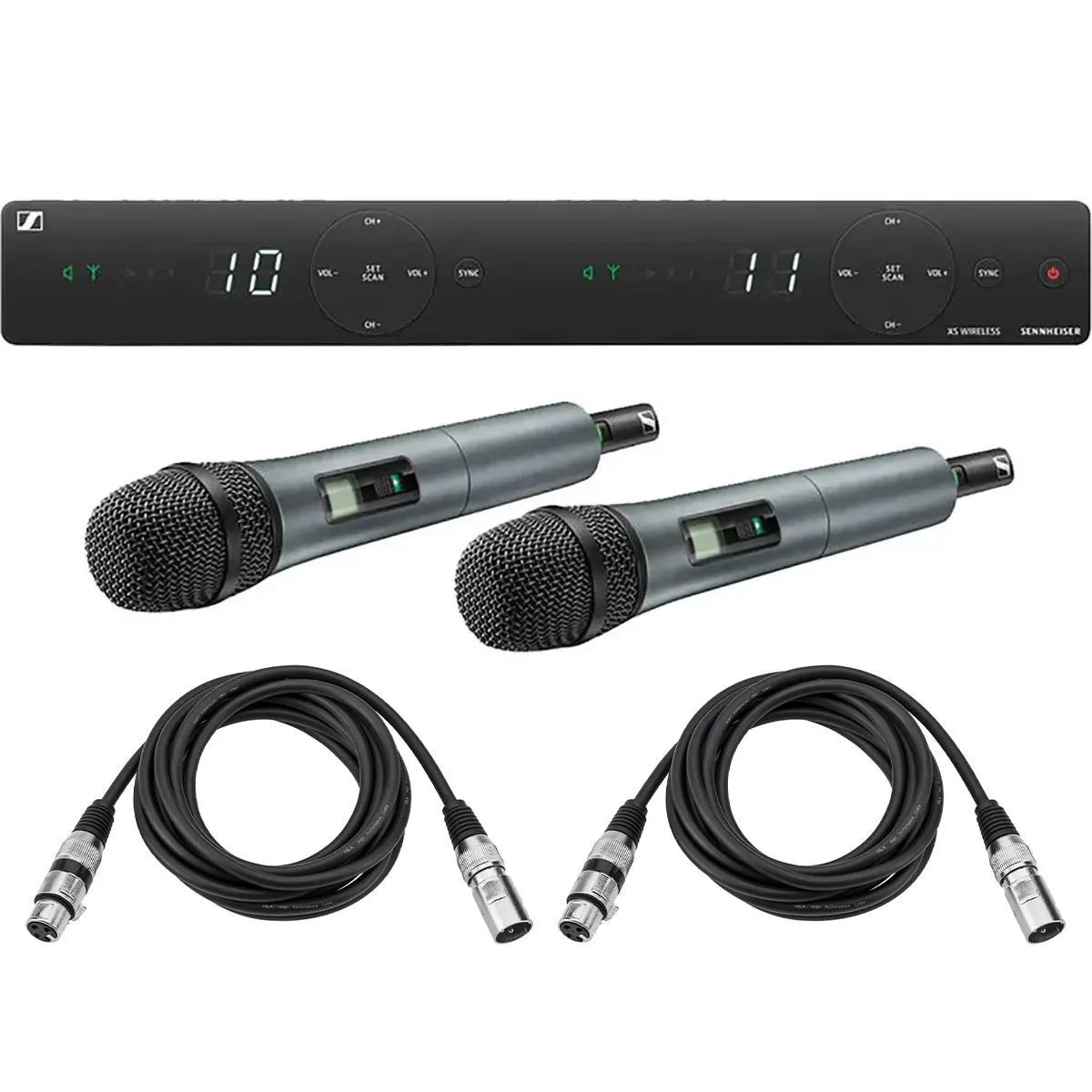 Sennheiser Sennheiser XS Wireless 1 Dual-Vocal Set 2x SKM 835-XSW-A 548-572 MHz — product photo