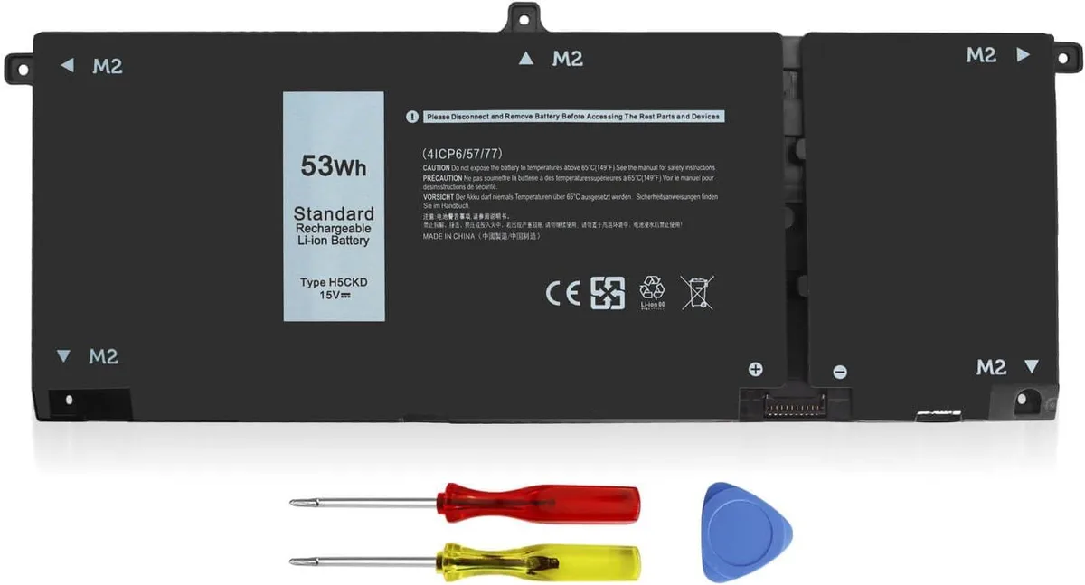 PISKEKAT PISKEKAT H5CKD 53Wh 15V 4-cell laptop battery for Dell Inspiron 5408 5409 5509 — product photo