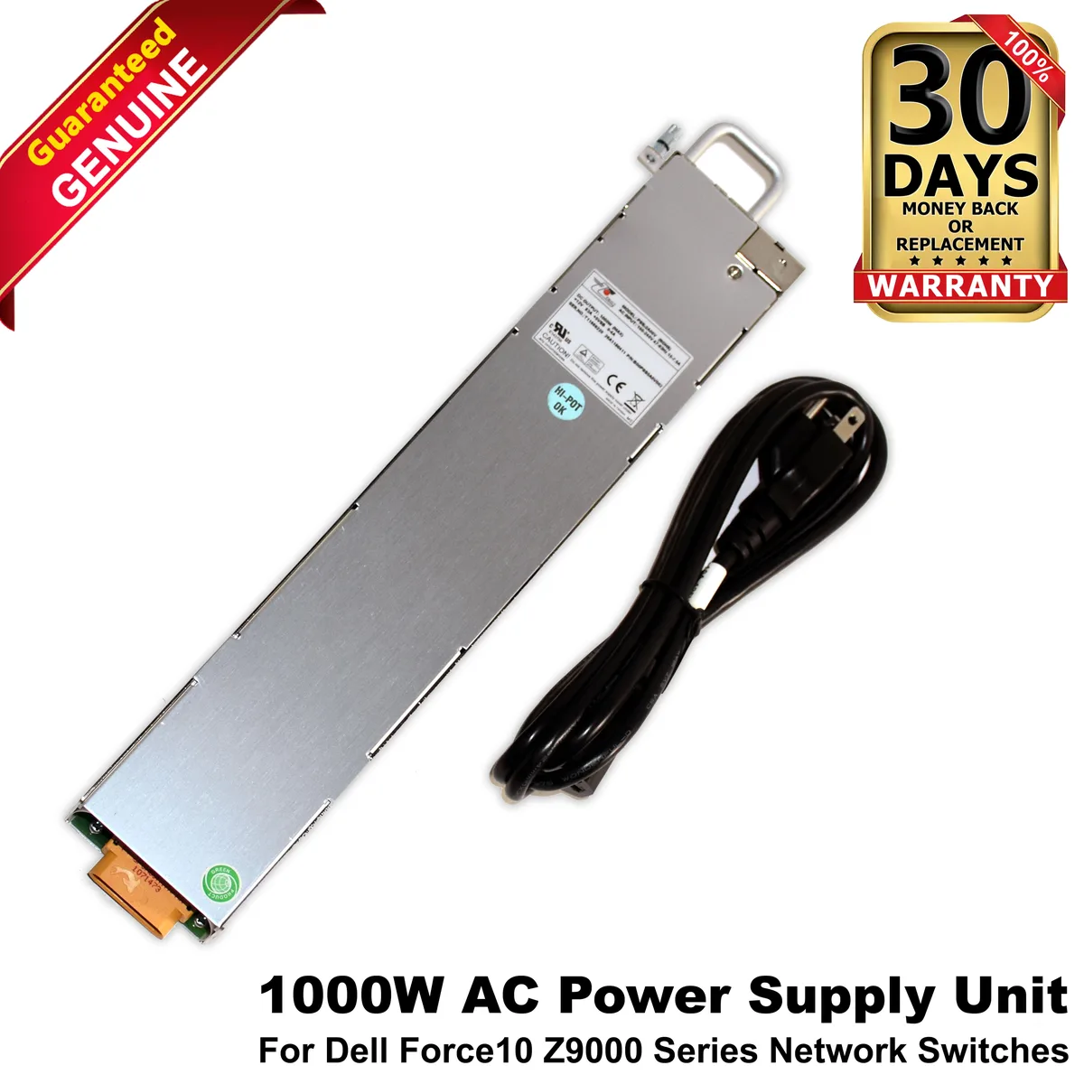 DELL DELL PSS-2A00V NY1X9 1000W AC Power Supply Force10 Z9000 — product photo