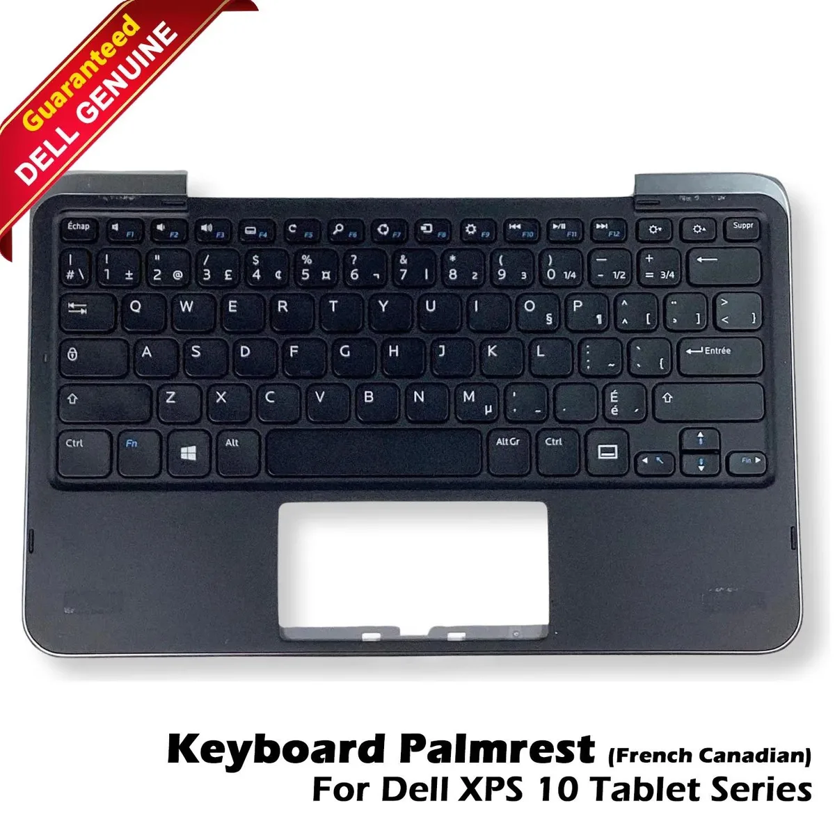 DELL DELL V136602AS1 XPS 10 Tablet Keyboard Palmrest Assembly laptop replacement part — product photo