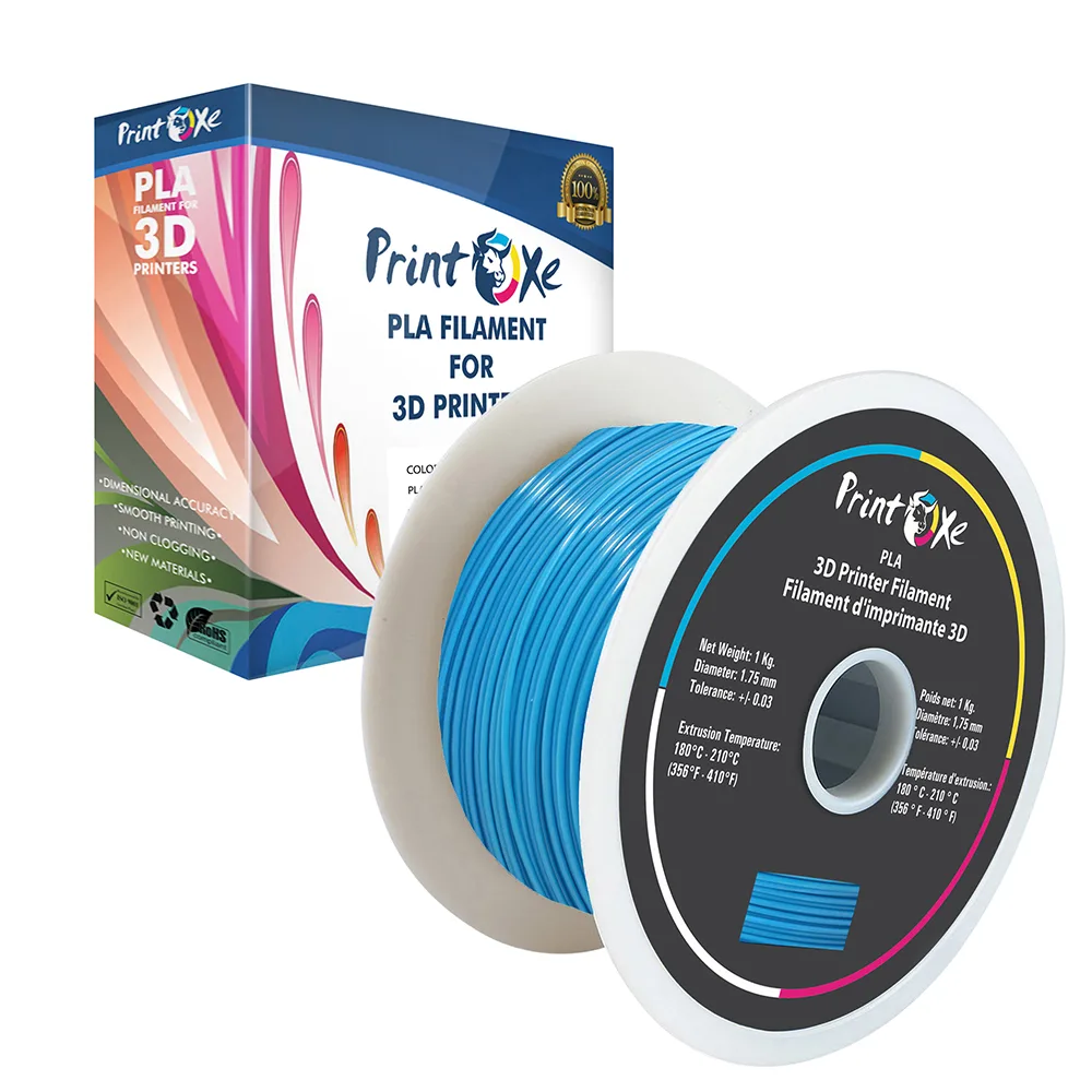 PrintOxe PrintOxe PLA Filament Sky Blue 1.75 mm 1 kg ±0.03 mm — product photo