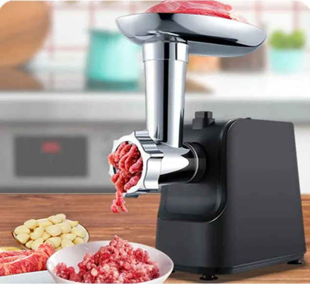 NO. NO. Electric Meat Grinder 300W 120V Stainless Steel Black — product photo