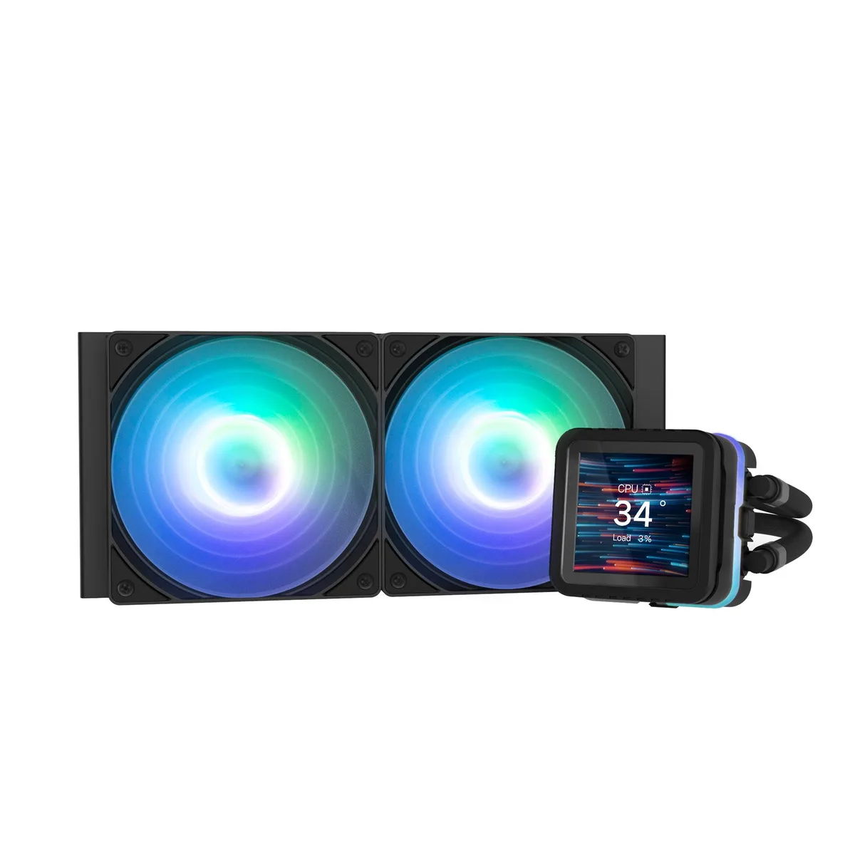 Zalman Zalman Alpha 2 DS 240 liquid cooler 320W TDP 2.73" LCD Black — product photo