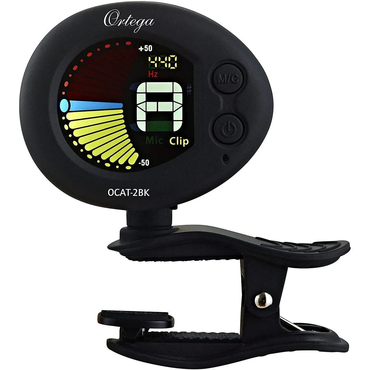 Ortega Guitars Ortega Guitars Clip-On Headstock Tuner/Metronome Black — product photo