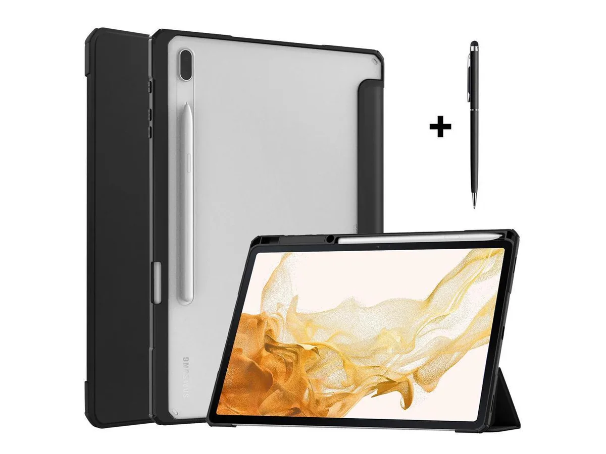 BONAEVER BONAEVER Protection Case for Galaxy Tab S8 Plus S7 FE S7 Plus 12.4 Black — product photo