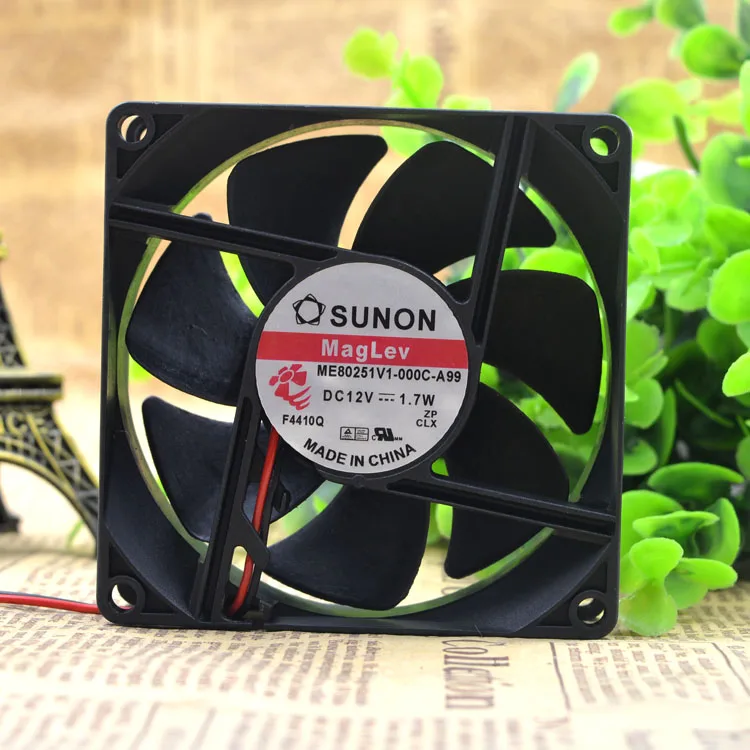 Fans Fans ME80251V1-000C-A99Size 12V 1.7W 8025 case fan — product photo