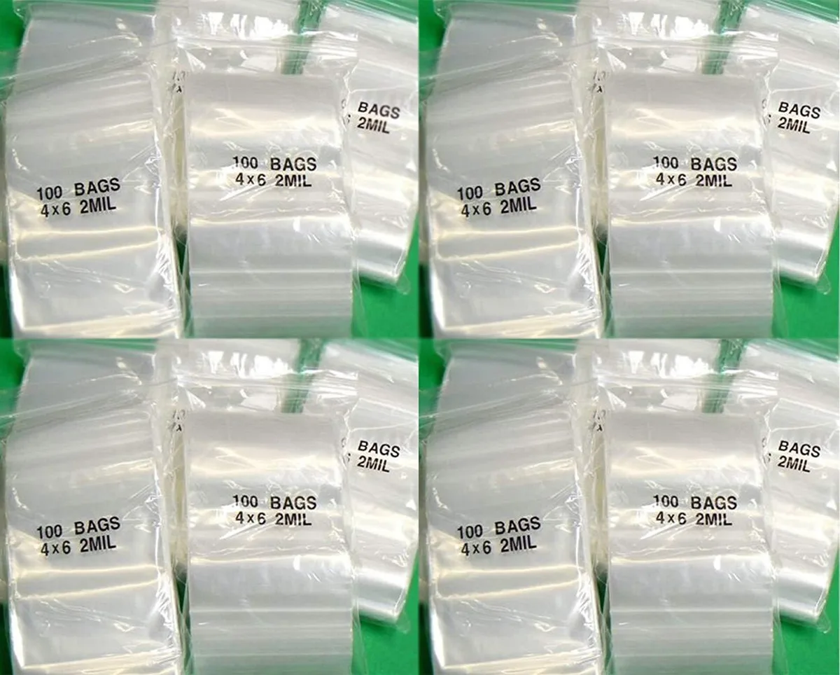 iMBAPrice iMBAPrice Clear Reclosable Zipper Bags 4x6in 2000 pack — product photo