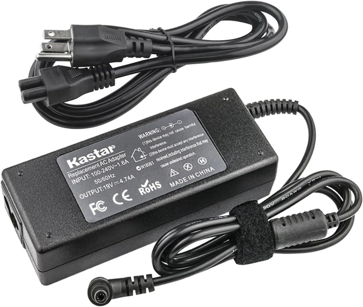 Kastar Kastar 90 W AC Adapter 19 V 4.74 A 5.5 mm × 2.5 mm for Toshiba Satellite — product photo