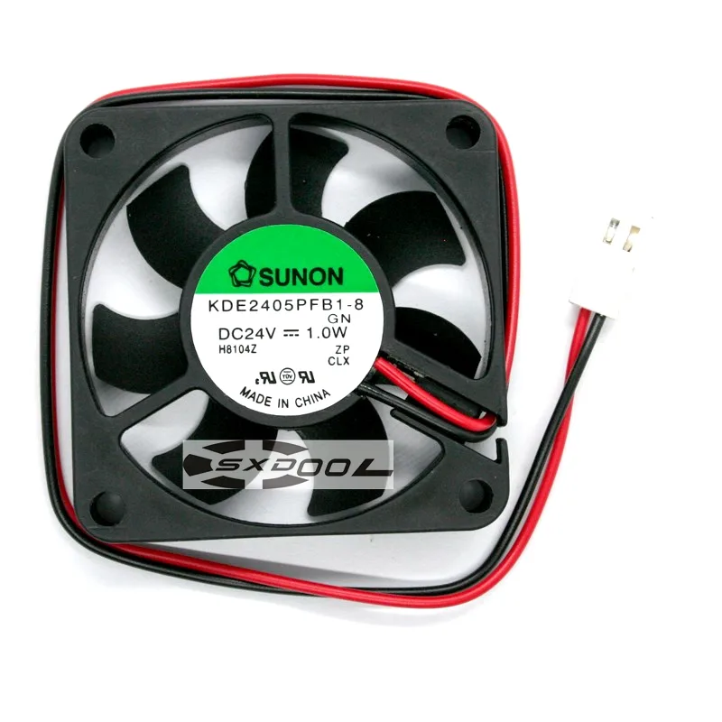 SXDOOL SXDOOL KDE2405PFB1-8 50mm case fan 24V 1.0W 2-pin — product photo