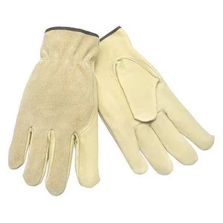 Memphis Memphis 3405M Leather Drivers Gloves Pigskin Keystone Shirred Slip-On — product photo
