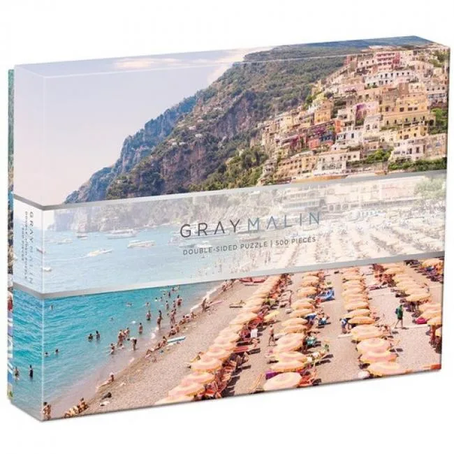 Galison Galison Gray Malin Italy 2-Sided 500 Piece Puzzle game — product photo