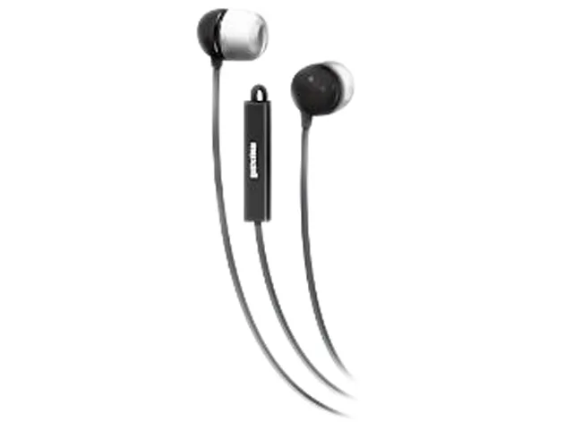 maxell Maxell 190300 In-Ear Earbuds with Microphone &amp; Remote Black — product photo
