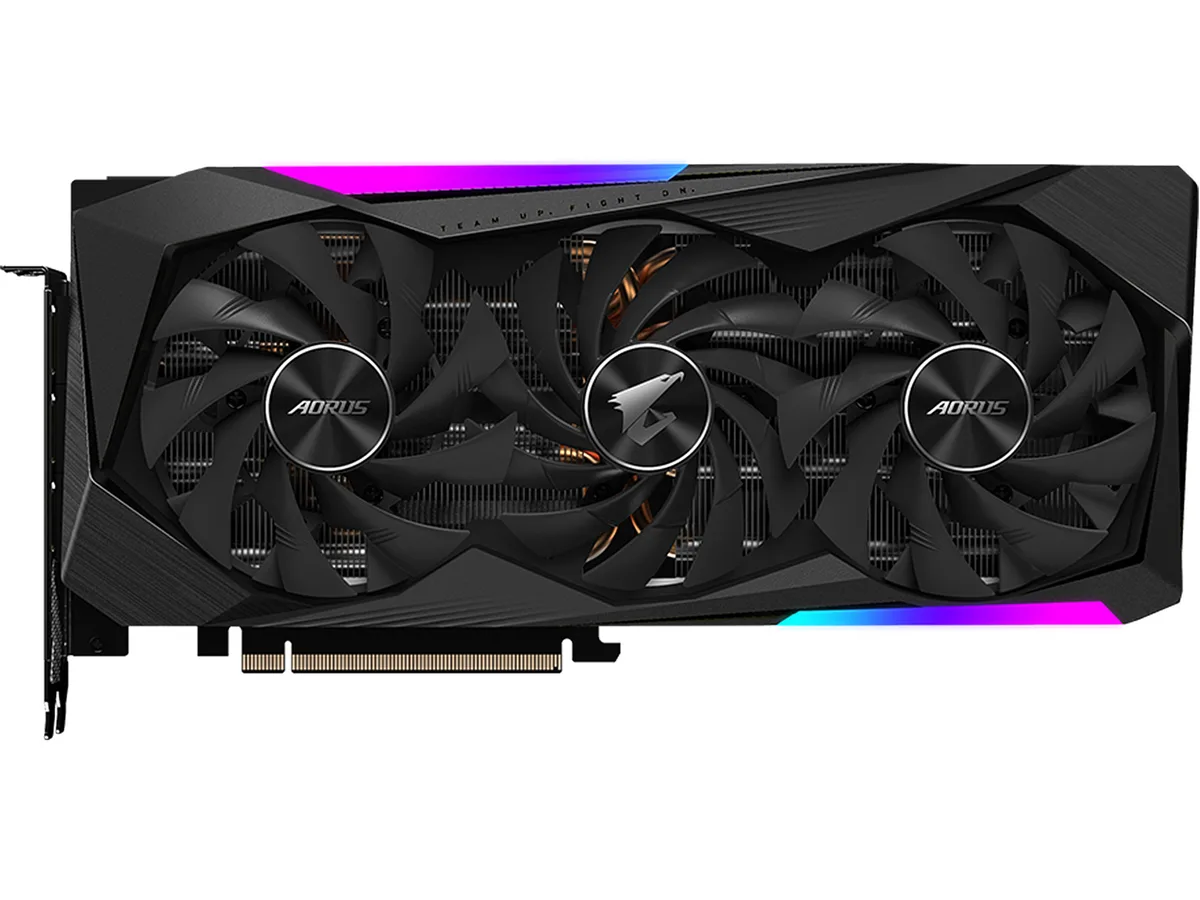 GIGABYTE GIGABYTE GV-N3070AORUS M-8GR2 GeForce RTX 3070 graphics card — product photo