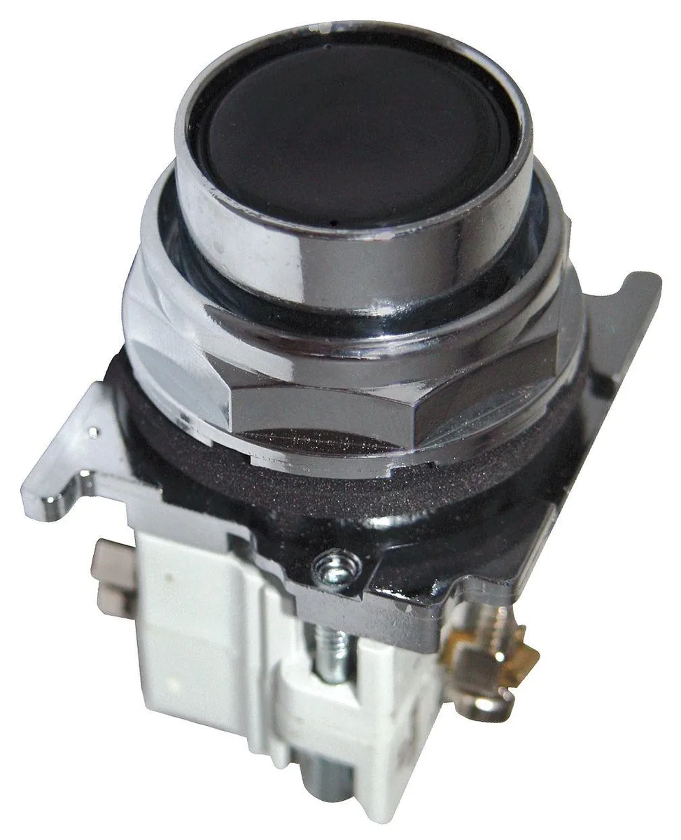 Eaton Eaton 10250T30B 30 mm Industrial Push Button, Black, 10A 600V — product photo