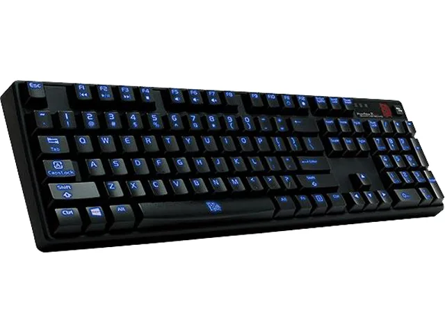 Tt eSPORTS Tt eSPORTS KB-PZP-KLBLUS-01 Poseidon Z Plus Blue Switch gaming keyboard — product photo