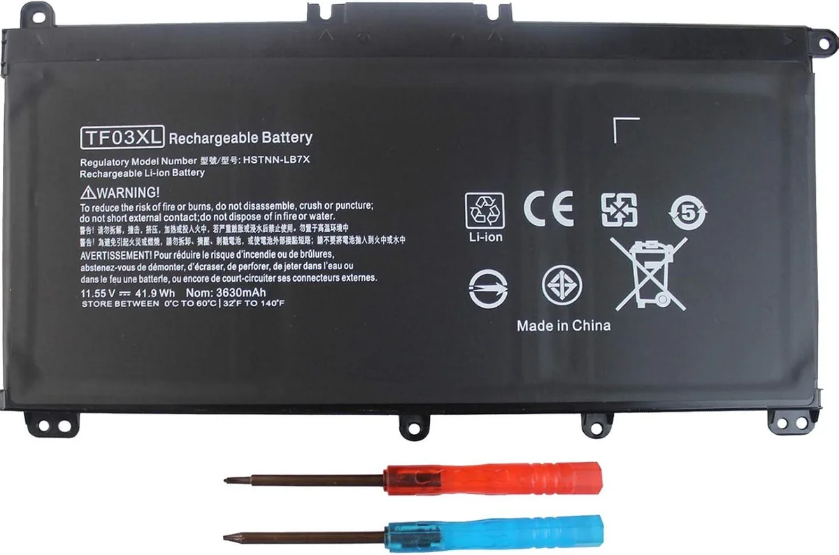 FOCUSTEC FOCUSTEC TF03XL laptop battery 11.55V 41.9Wh 4-cell — product photo