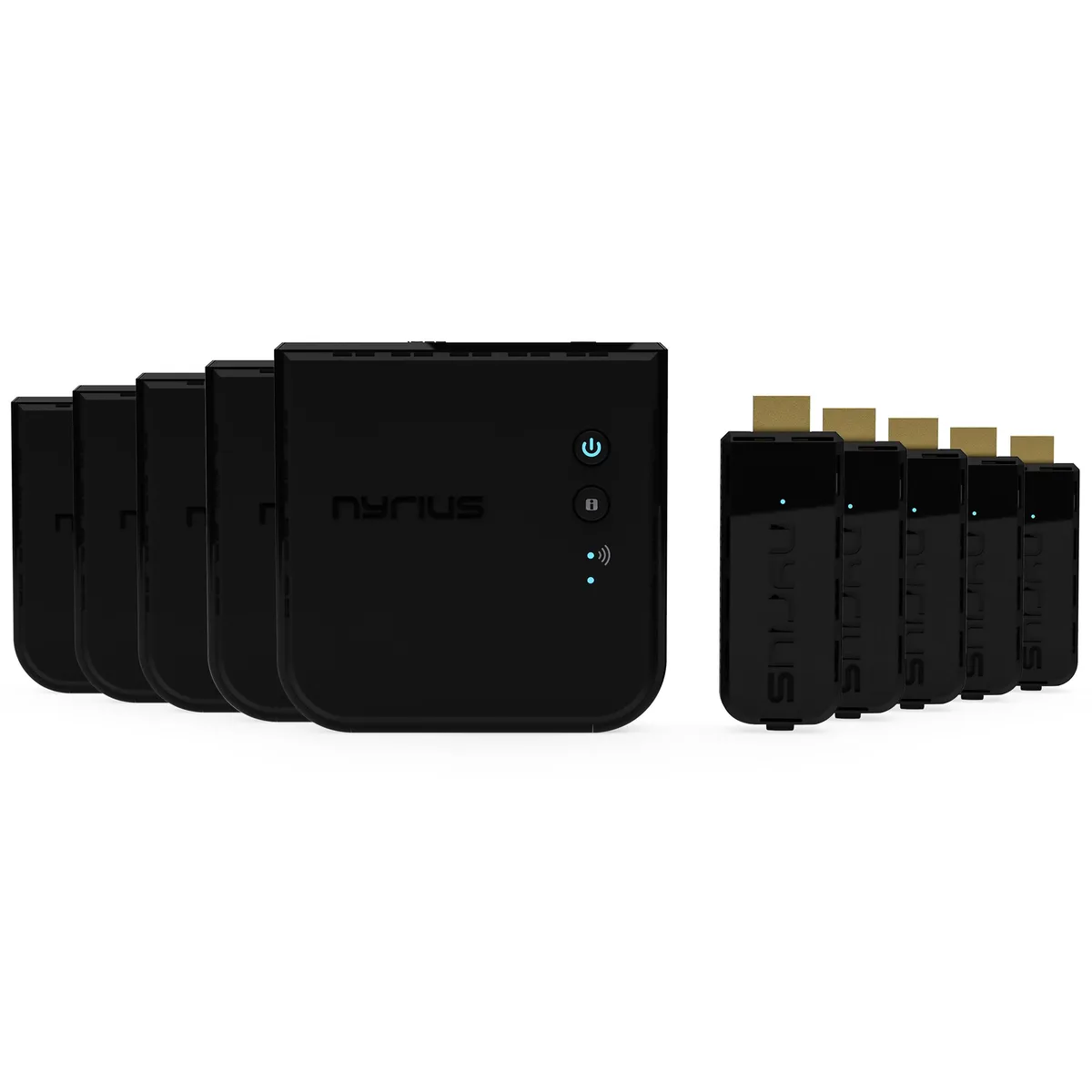 Nyrius Nyrius ARIES Prime Wireless HDMI Transmitter &amp; Receiver 1080p 30ft NPCS549 Pack of 5 — product photo