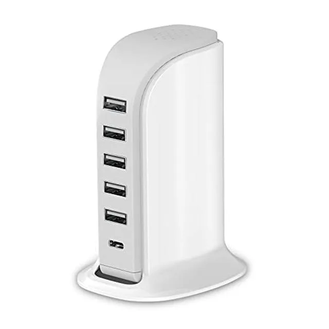 3M 3M 40W 6-Port USB Charging Station Sailboat Design — product photo