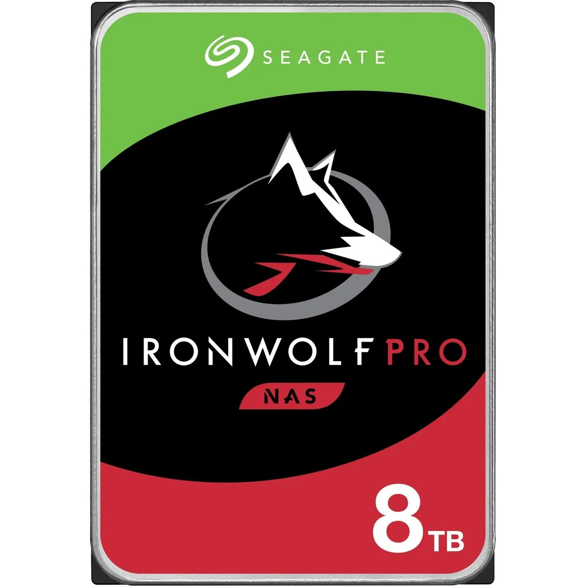Seagate Seagate IronWolf Pro ST8000NE001 8 TB 3.5" 7200 RPM SATA internal hard drive — product photo