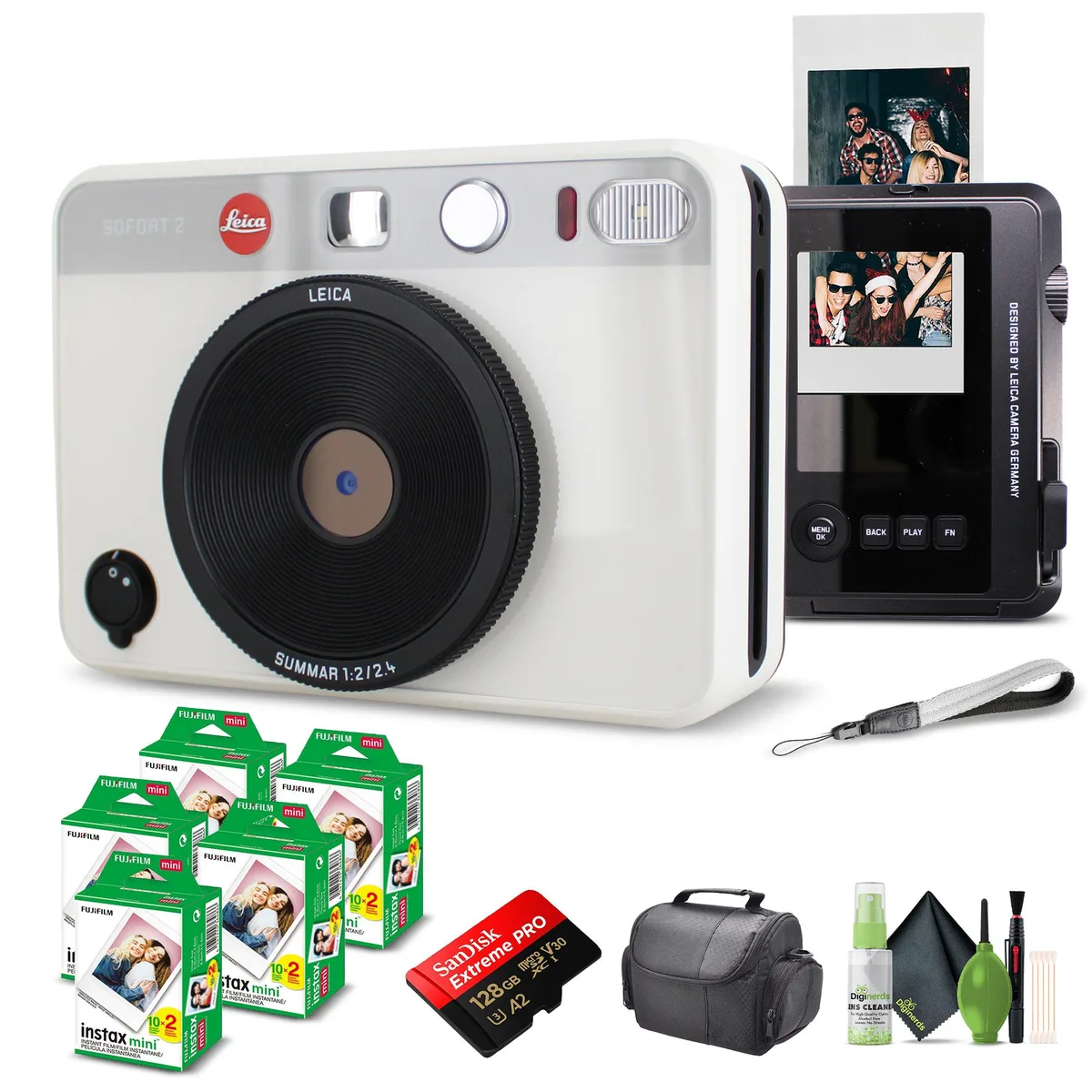Leica Leica Sofort 2 Hybrid Instant Digital Film Camera White 100 Sheets — product photo