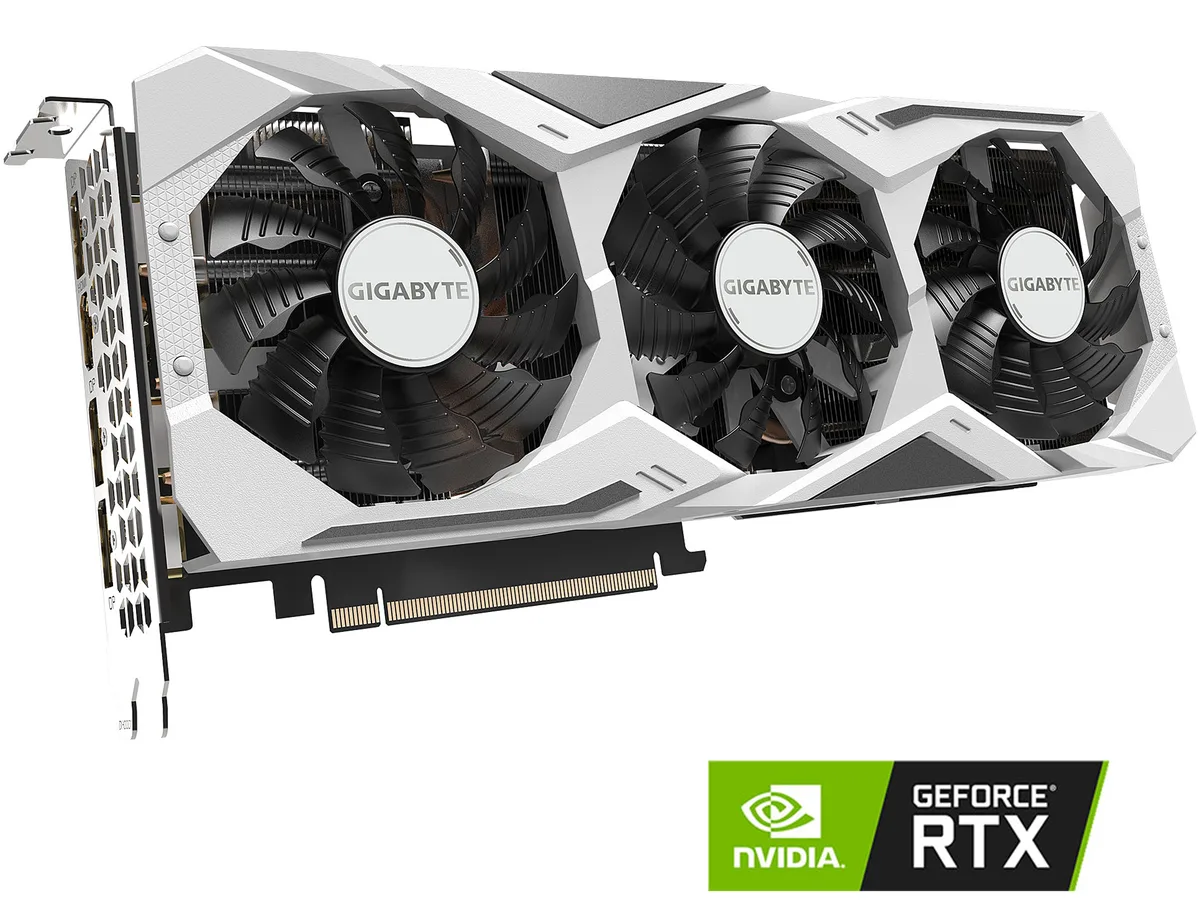 GIGABYTE GIGABYTE GVN207SGAMINGOCWHI GeForce RTX 2070 SUPER 8GB graphics card — product photo