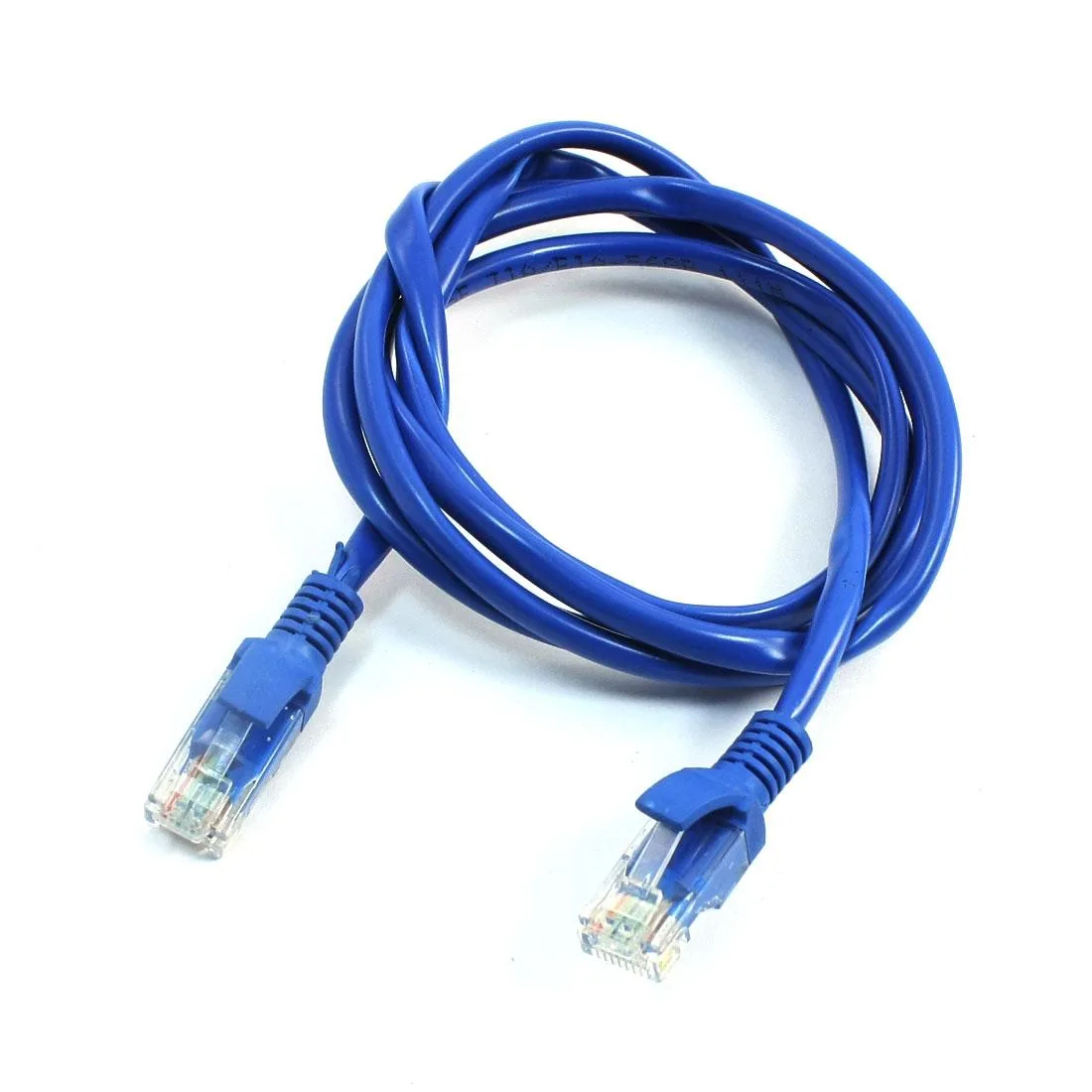 Blue RJ45 to RJ45 Ethernet patch cable 1.3 m