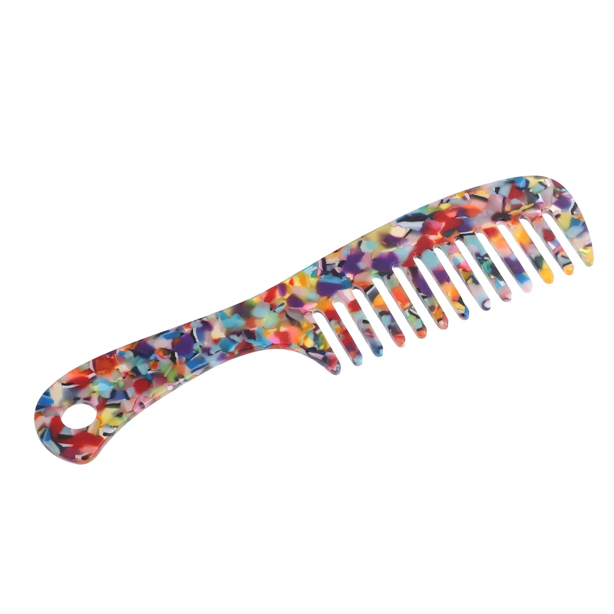 Unique-Bargains Unique-Bargains Wide Tooth Hair Comb Anti-Static Multicolor 1 Pcs — product photo